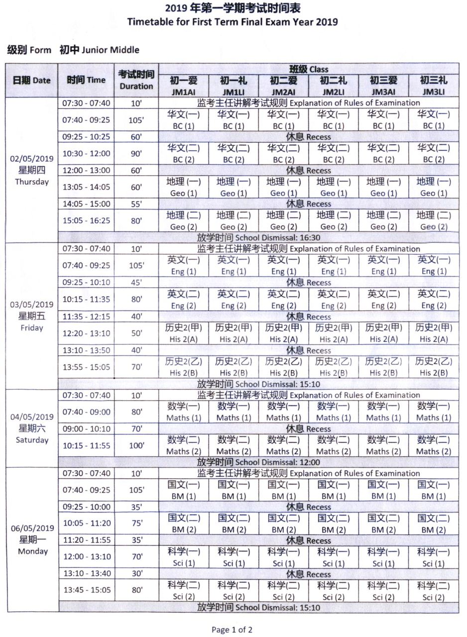 2019 年 4 月校园动态