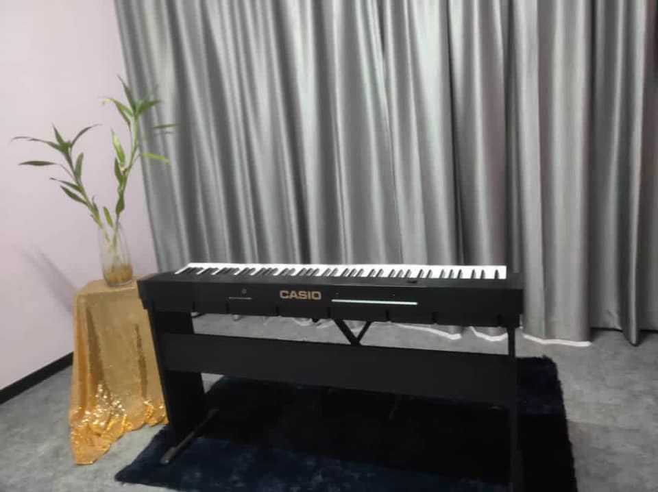 孩子们向往的音乐室，终于落实了。