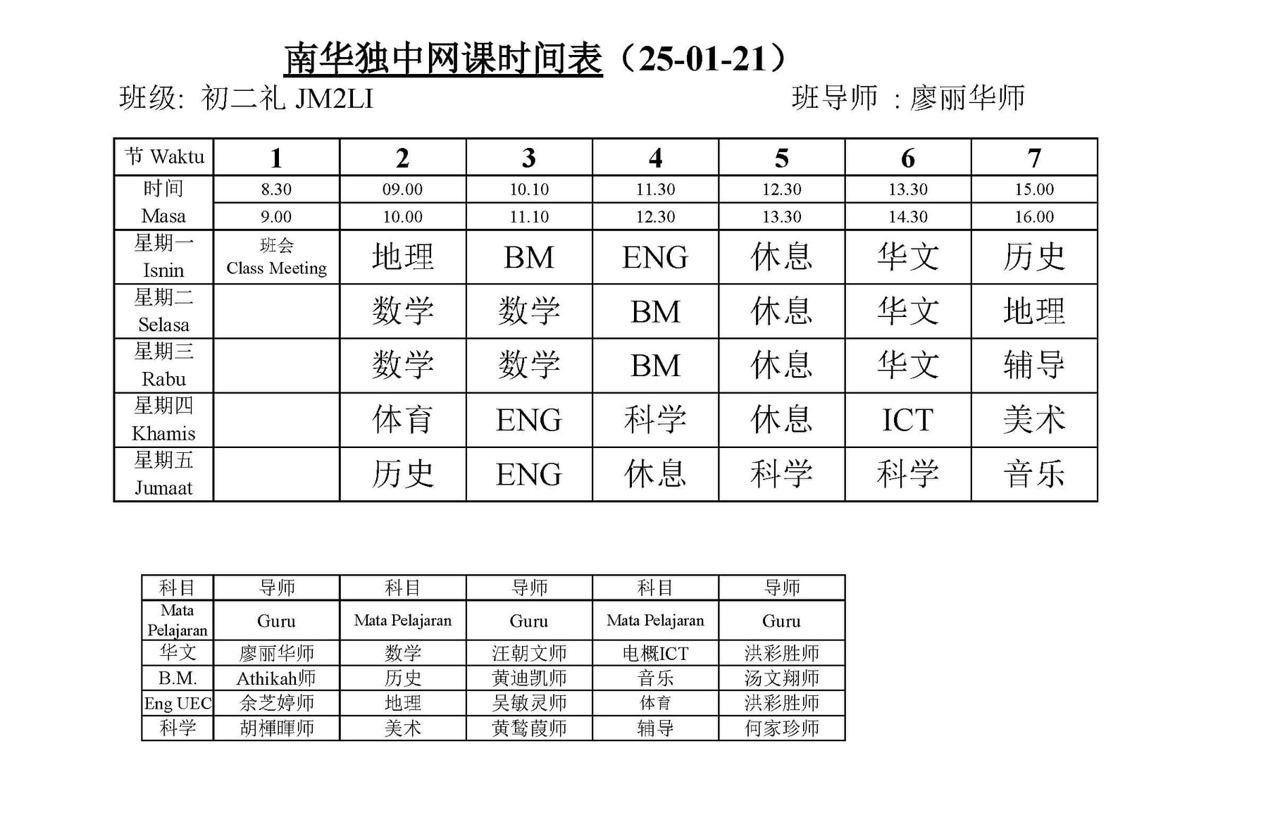 2021 年 1 月校园动态