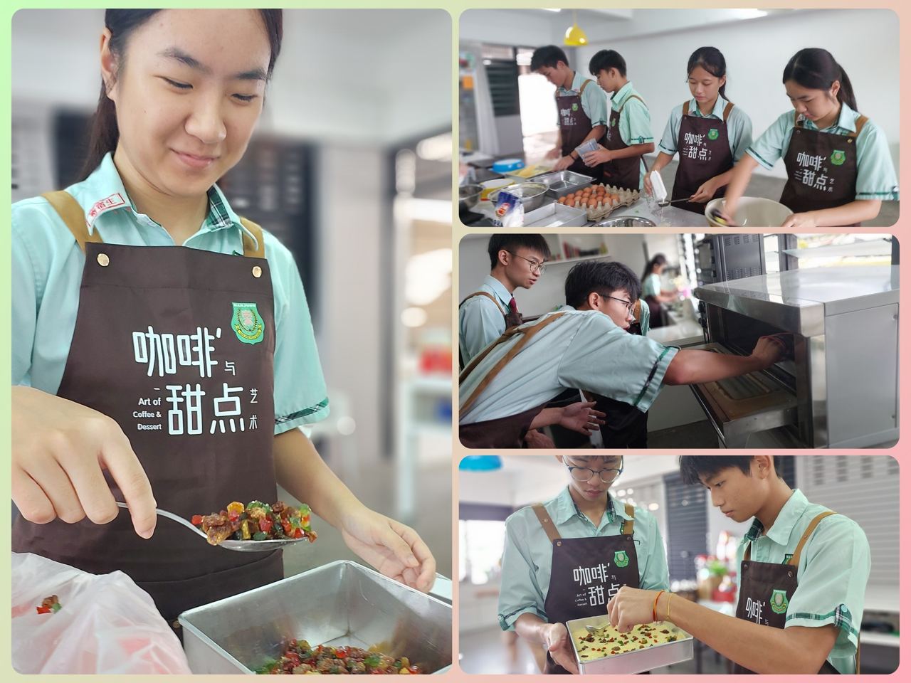 💐南华独中送蛋糕予华小贺华小教师节💐